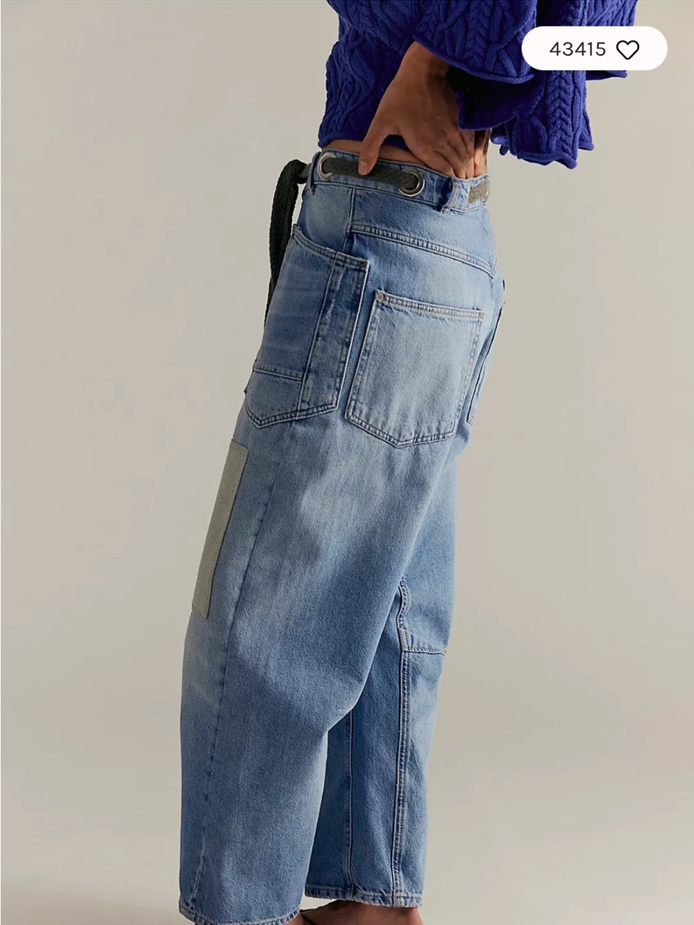 We the Free Moxie barrel leg jeans - Picture 4 of 10